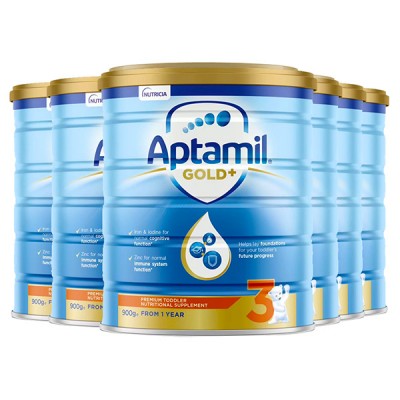 Aptamil 爱他美 金装 婴儿牛奶粉 3段 六桶一箱 包邮 新西兰发 24年2月